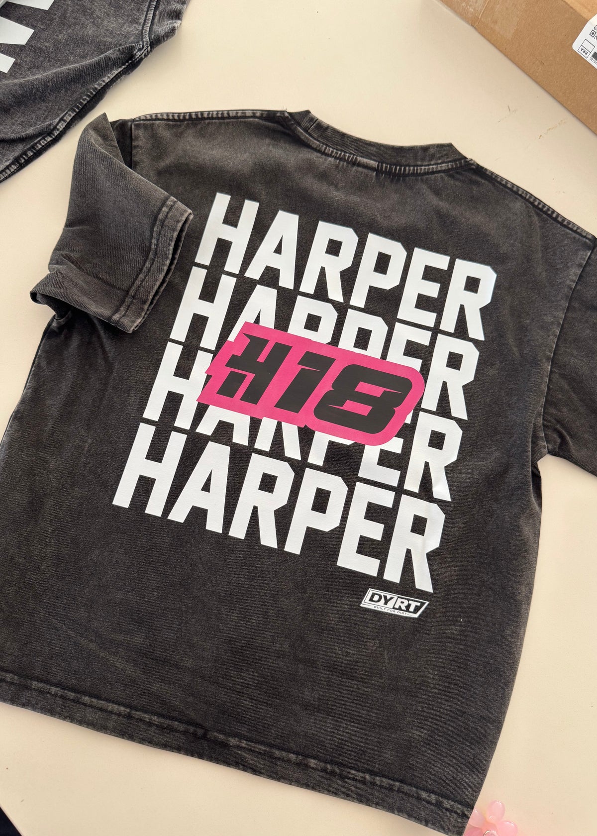 DYRT Repeat | Personalised Name & Number Tee