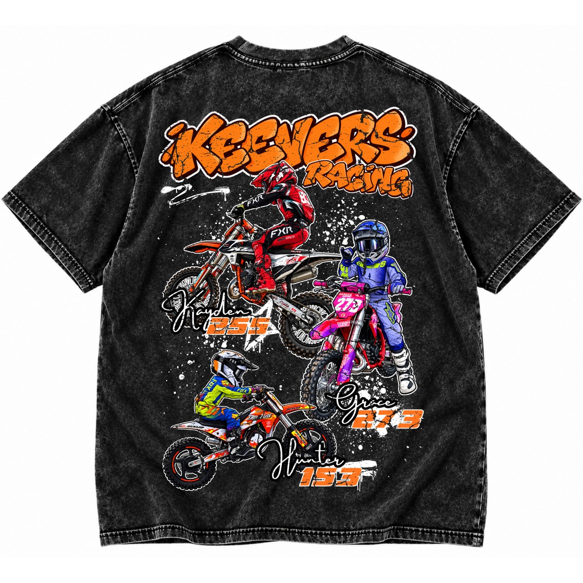 DYRT Moto Archive Team | Personalised Names & Numbers Tee