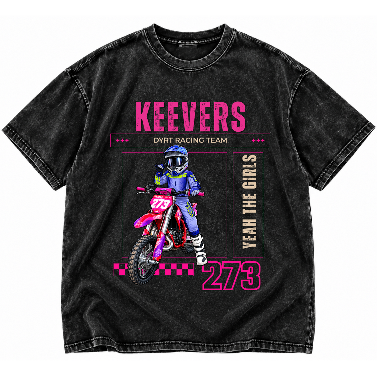 DYRT YTG | Personalised Name & Number Tee - KIDS
