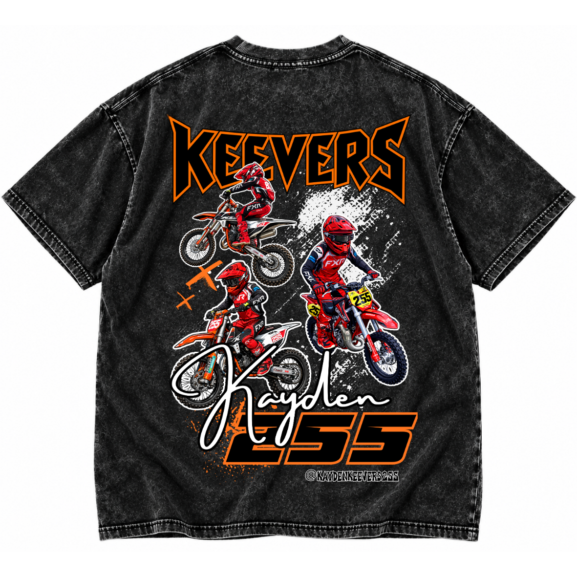 DYRT Burnout Tee | Personalised Name & Number Tee
