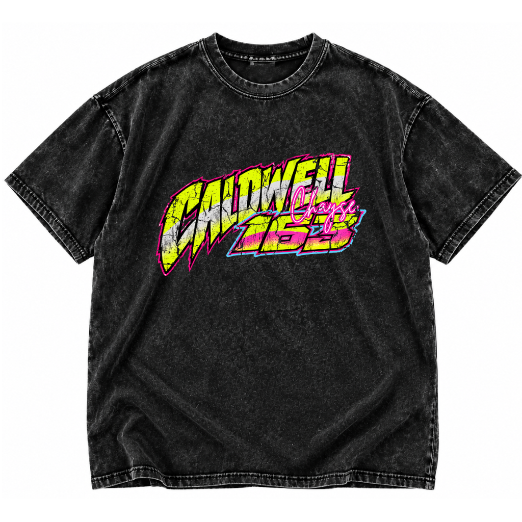 90's bootleg custom moto vintage t-shirt - Neon Haze
