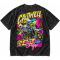 90's bootleg custom moto vintage t-shirt - Neon Haze