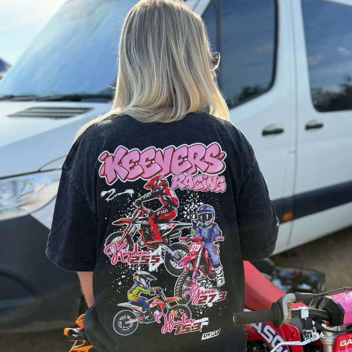 DYRT Moto Archive Team | Personalised Names & Numbers Tee